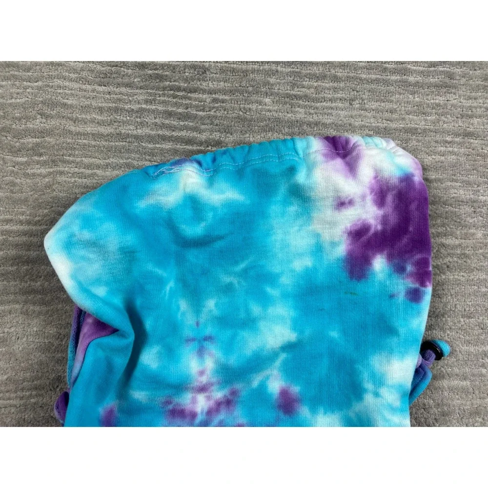 Unbranded Drawstring Backpack Unisex OS Purple Tie Dye Peace Sign Pawleys Island